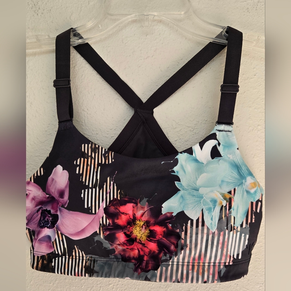 Calia By Carrie Underwood Floral Strappy Sports Bra